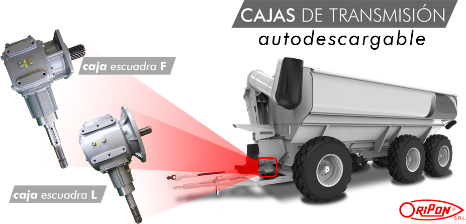 Cajas de Transmisión para Acoplados Autodescargables Agrícolas. 