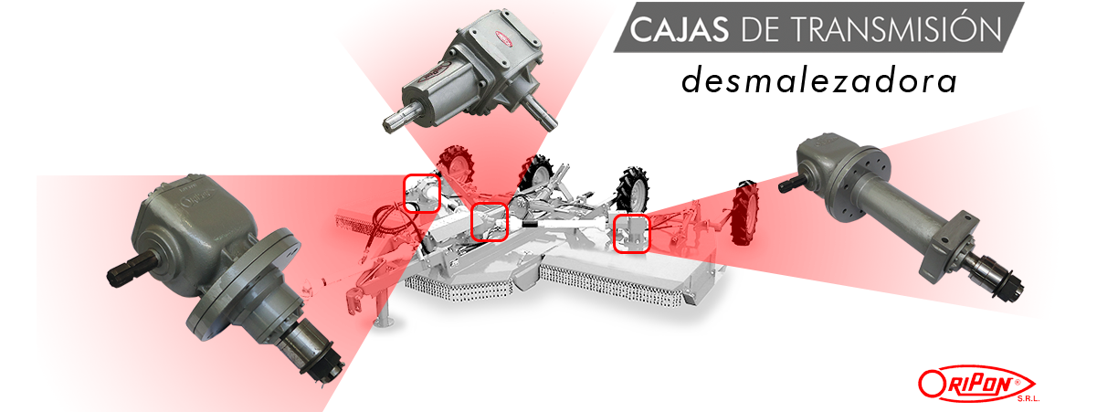 Cajas de Transmisión para Desmalezadoras.