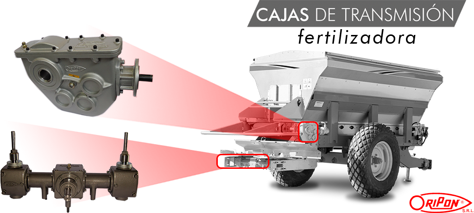 Cajas de Transmisión para Fertilizadoras Agrícolas. 